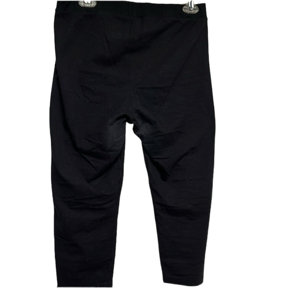 Simply Vera Cropped Black Legging Large
